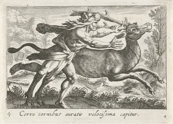 Hercule capture la biche de Cérynie