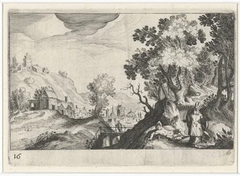 Paysage vallonné avec le Bon Samaritain
Paysages d