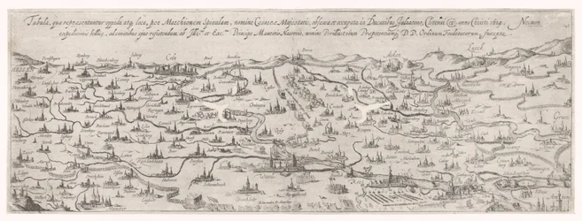Carte du duché de Gulik, 1614