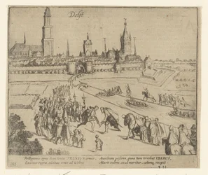 Truchsess est reçu à Delft, 1584