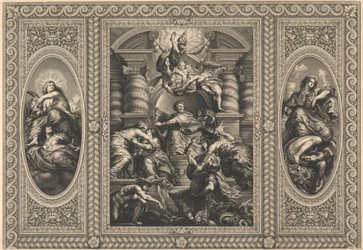Le plafond de la salle de banquet à Whitehall : Le règne paisible de Jacques Ier