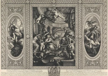 Le plafond de la salle de banquet à Whitehall : L
