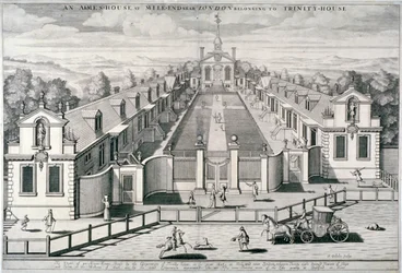 Trinity Almshouses, Mile End Road, Stepney, Londres
