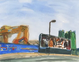 Zone de construction et panneau d
