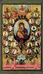 Apothéose de la Vierge de Vladimir, 1668