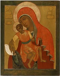 La Vierge Eleousa de Kykkos par Simon Ushakov