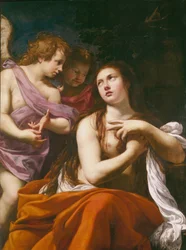 Marie-Madeleine et deux anges, 1621