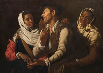 La Diseuse de bonne aventure, 1617
