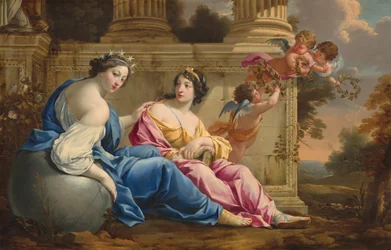 Les muses Uranie et Calliope