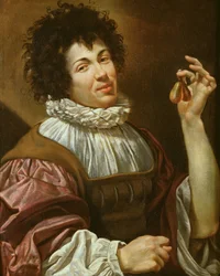 Jeune homme avec une figue, vers 1620-30
