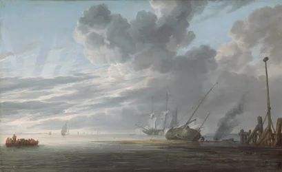 Estuaire à la fin du jour