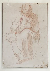 Mère allaitant son enfant