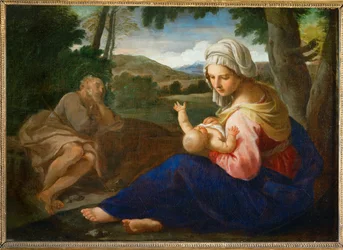 Repos lors de la fuite en Égypte (peinture sur toile)