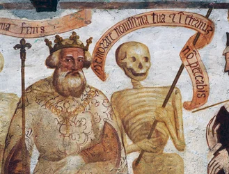 La Mort avec le Roi (détail)