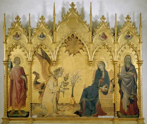 Annonciation (avec Sainte Judith et Saint Ansano)