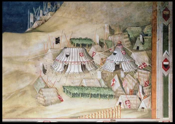 Commémoration de Guidoriccio da Fogliano au siège de Montemassi (détail)