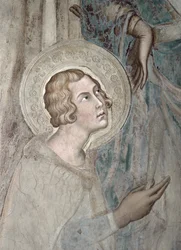 Maesta : Saint Ansanus, 1315 (détail)