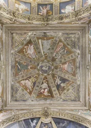 Anges et Dieu bénissant