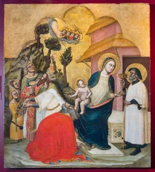 Adoration des trois sages, c.1350