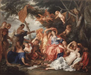 Amarillis couronnant Mirtillo, 1631-1632