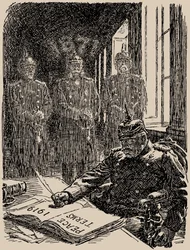 Fantômes à Versailles. Punch, 7 mai 1919