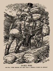 Travail ardu. John Bull. Même si ce n