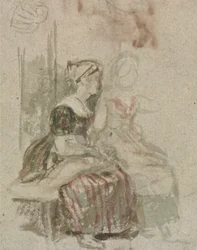 Étude pour "Le mariage à un sou"
