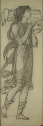 Samuel (carton pour la fenêtre est de la chapelle de la Dame)