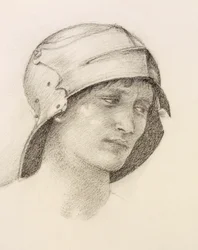 Femme au chapeau (détail)