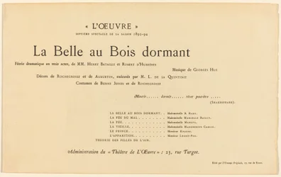 La Belle au bois dormant