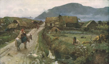 Les commérages de Galway, vers 1887, vers 1930