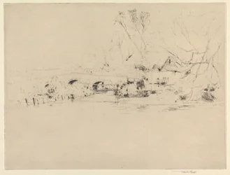 Vieux moulin sur la Wandle, à Mitcham