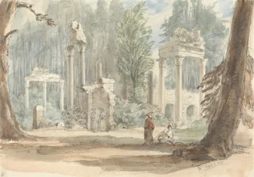 Les ruines de Leptis Magna telles qu