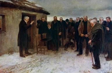 Un enterrement en Écosse, 1882, 1912