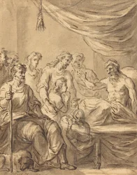 Jacob permettant à Benjamin d