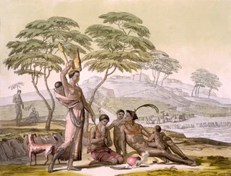 Vol. II, côte sud-est : population noire, vers 1820-40.