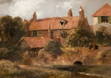 Vieilles maisons à Lewisham, 1876