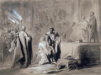 Othello et Desdémone devant le Sénat