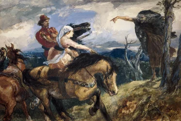 La Sorcière - une étude, 1888