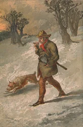 Le Bûcheron et son chien, 1862