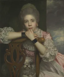 Mme Abington en tant que Miss Prue dans "Love for Love" de William Congreve
