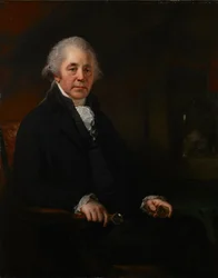Portrait de Matthew Boulton, Tenant un Échantillon Minéral