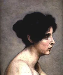 Étude de Portrait de Marie Kroyer