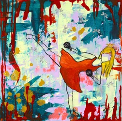 Coup de pied de la reine de la boxe