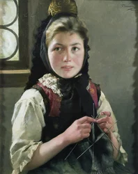Jeune fermière allemande