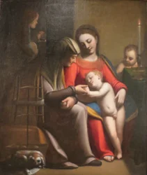 La Sainte Famille avec les saints Anne et Jean-Baptiste