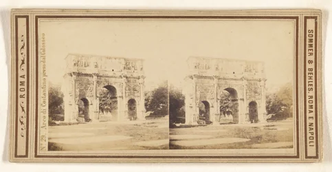 Arc de Constantinus depuis le Colisée