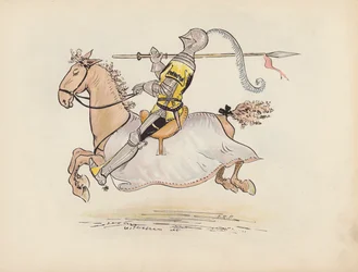 Illustration pour Little Twin Dragons de S Rosamond Praeger (lithographie couleur)