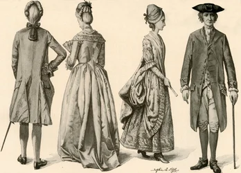 Vêtements sous le règne de George III, 1760-1776