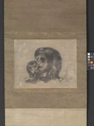 Singe et progéniture